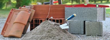 Ladrillos, cemento y otros materiales de construcción