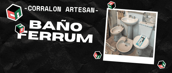 Un set de baño tipo Ferrum